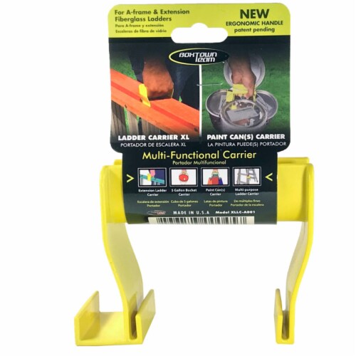 Boxtown Team Plastic Assorted Multi-Functional Ladder Carrier 1 pk Boxtown Team Plastic Assorted Multi-Functional Ladder Carrier 1 pk
