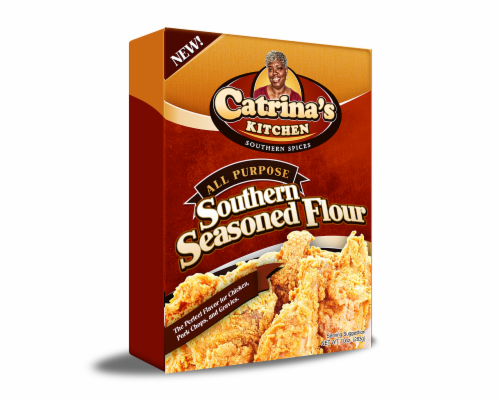 Catrina's Kitchen Southern Seasoned Flour Perspective: front
