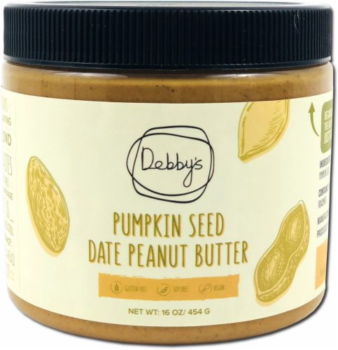 Debby's Pumpkin Seed Date Peanut Butter Perspective: front