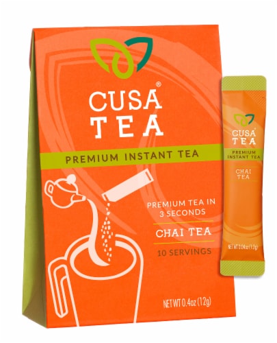 Cusa Tea Chai Tea Premium Instant Tea Perspective: front