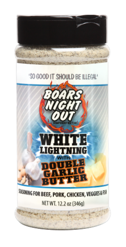 Boars Night Out White Lightening DBL Garlic Butter Perspective: front