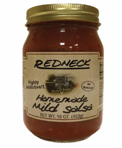 Redneck Homemade Mild Salsa Perspective: front