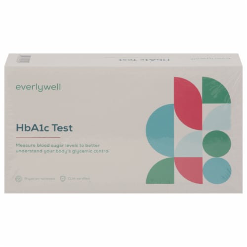 EverlyWell HbA1c Test Kit Perspective: front
