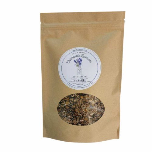 Chamomile Lavender Loose Leaf Tea | Chamomile | Rose Hips | Caffeine Free Perspective: front