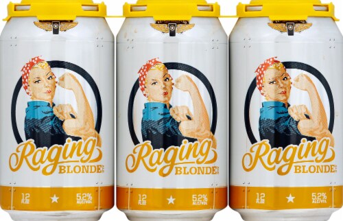Veterans United Craft Brewery Raging Blonde Ale Perspective: front