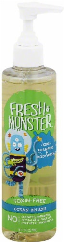 Fresh Monster Ocean Splash Kids Shampoo and Body Wash Perspective: front