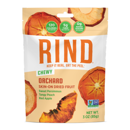 RIND® Snacks Orchard Blend Dried Fruit Superfood Perspective: front