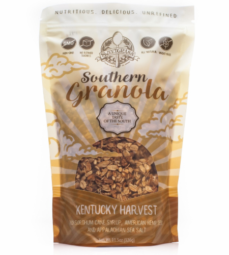 Sweetgrass Southern Kentucky Harvest Granola Perspective: front