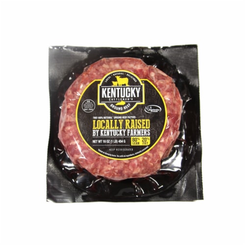 Kentucky Cattlemen's Ground Beef Patties Perspective: front
