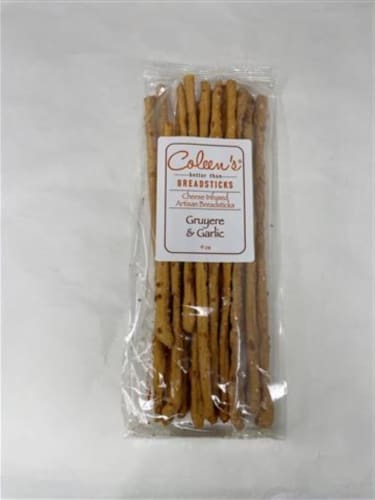 Coleen's Gruyere & Garlic Cheddar Infused Breadsticks Snacks Perspective: front