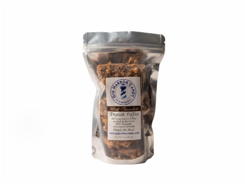 Gig Harbor Candy Company Milk Chocolate English Toffee Perspective: front
