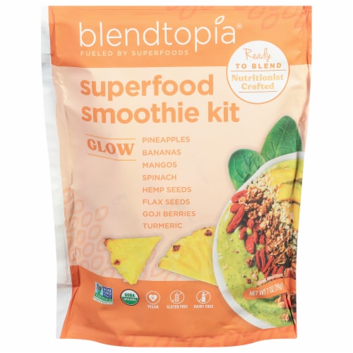Blendtopia® Glow Superfood Smoothie Kit Perspective: front
