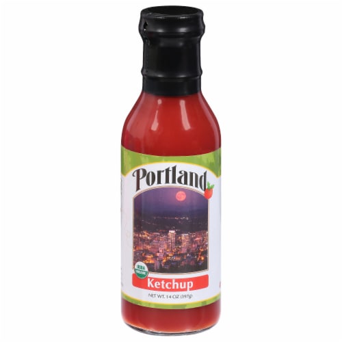 Portland Ketchup Company Organic Tomato Ketchup Perspective: front