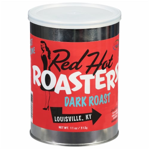 Red Hot Roasters Dark Roast Coffee Perspective: front