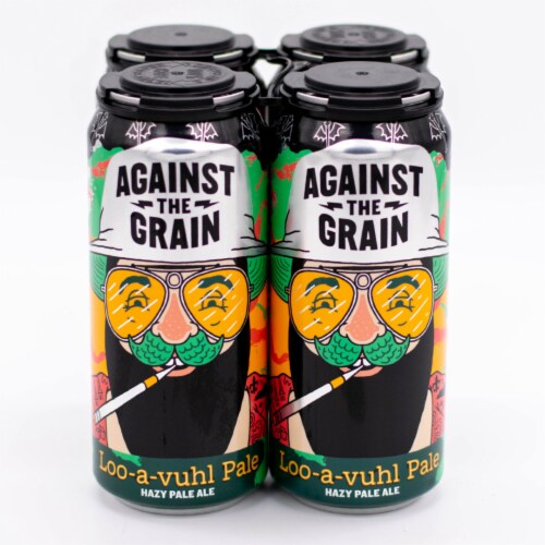 Against the Grain Loo-A-Vuhl Pale Ale Craft Beer Perspective: front