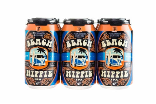 Persimmon Hollow Beach Hippie IPA Beer Perspective: front