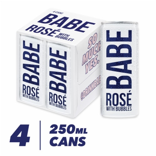 Babe Rose with Bubbles Wine Spritzer Perspective: front