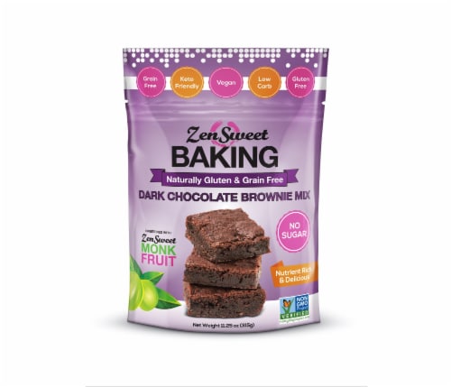 ZenSweet Baking Dark Chocolate Brownie Mix Perspective: front