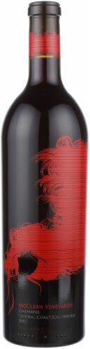 McClean Vineyards Zinfandel Red Wine Perspective: front