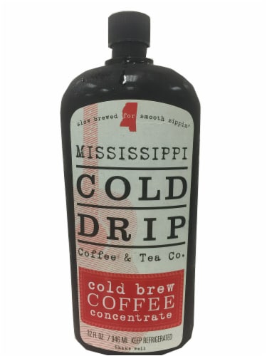Mississippi Cold Drip Cold Brew Coffee Concentrate Perspective: front