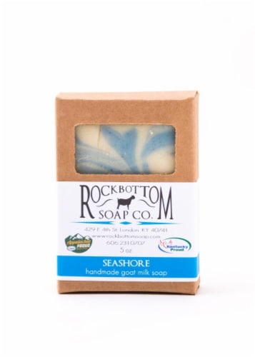 Rock Bottom Stables Seashore Goat's Milk Soap Perspective: front
