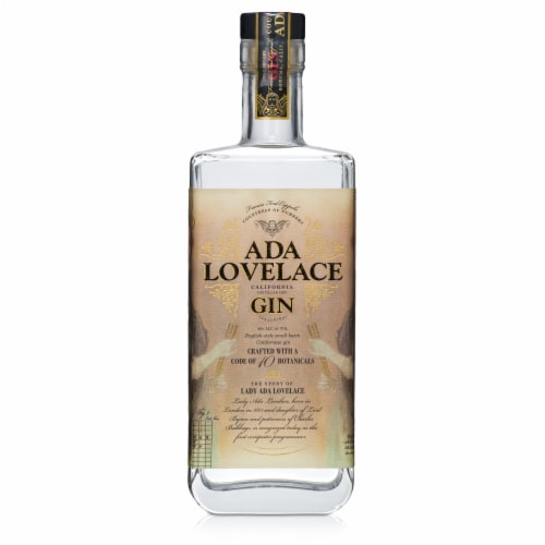 Ada Lovelace Dry Gin Perspective: front