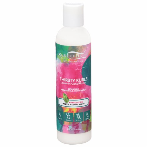 Kurlee Belle™ Thirsty Kurls Leave-In Conditioner Perspective: front