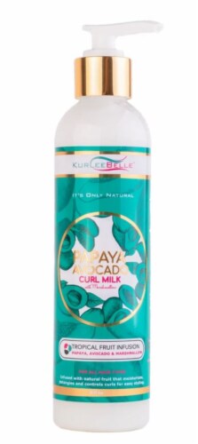 Kurlee Belle Papaya Avocado Curl Milk Perspective: front