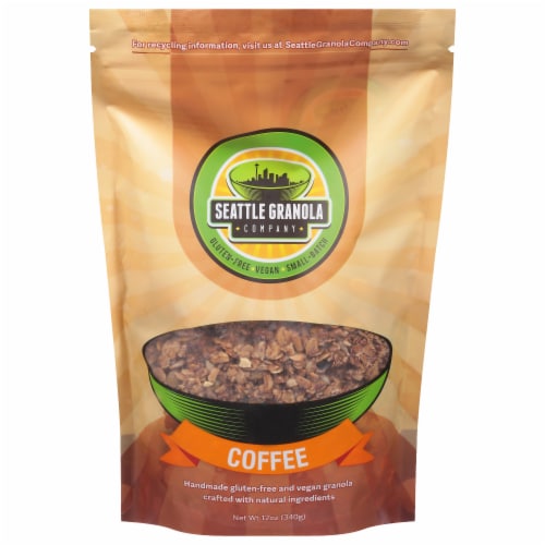 Seattle Granola Company Coffee Granola Perspective: front