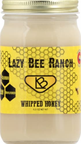 Lazy Bee Ranch Colorado Whipped Honey Perspective: front