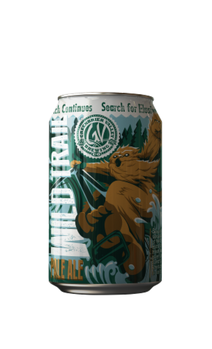 Greenbrier Valley Brewing Company Wild Trail Pale Ale Beer 6 Cans Perspective: front
