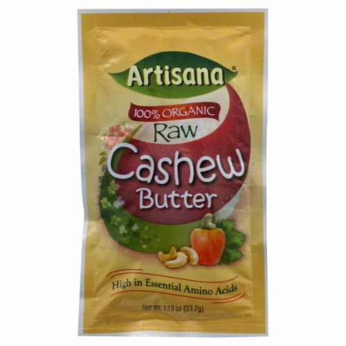 Artisana® Organics Cashew Raw Squeez Pack Perspective: front