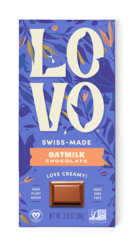 LOVO® OatMilk Chocolate Candy Bar Perspective: front