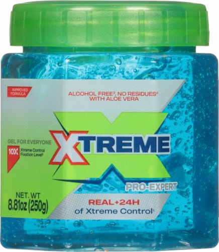 Wet Line Xtreme Blue Extra Hold Styling Gel Perspective: front