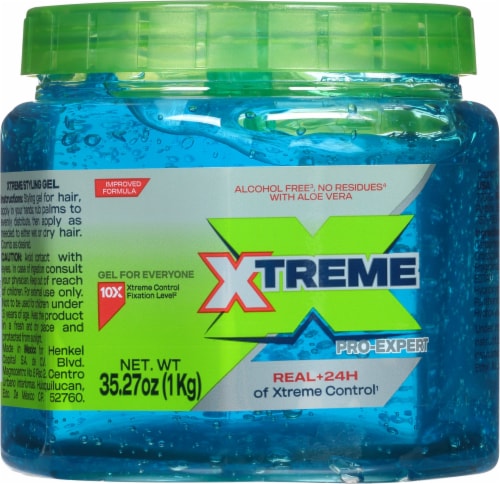 Wet Line Xtreme Blue Extra Firm Hold 24 Hour Styling Gel, 35.26 oz