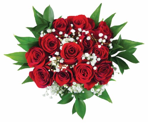 Elite Dozen Red Rose Bouquet, 1 ct - Harris Teeter