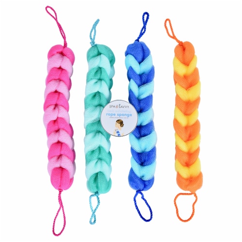 Spa Savvy Exfoliating Rope Sponge - Assorted Perspective: front