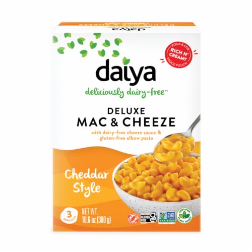Daiya Dairy Free Gluten Free Cheddar Style Vegan Mac and Cheese Perspective: front