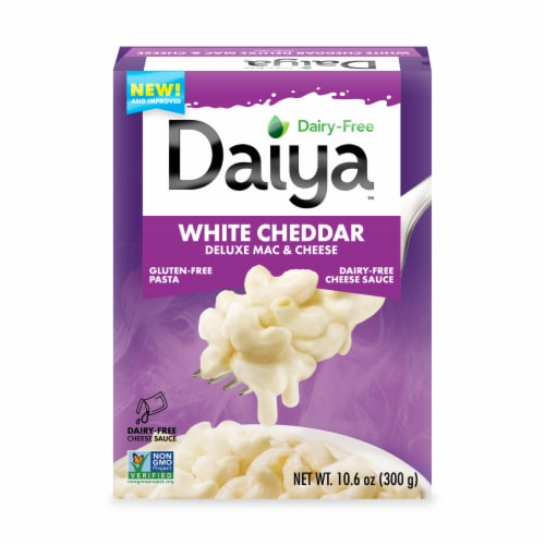 Daiya Dairy Free Gluten Free White Cheddar Style Vegan Mac and Cheese Perspective: front