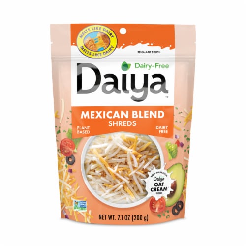 Daiya Dairy Free Mexican 4 Cheeze Style Blend Vegan Cheese Shreds Perspective: front