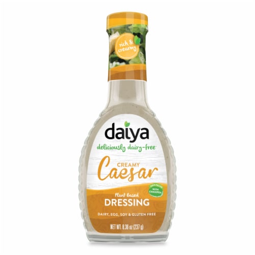 Daiya Dairy Free Creamy Caesar Vegan Salad Dressing Perspective: front