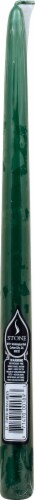 Stone Candles Tapered - Green Perspective: front