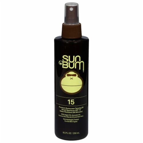Sun Bum® SPF 15 Tanning Oil Perspective: front