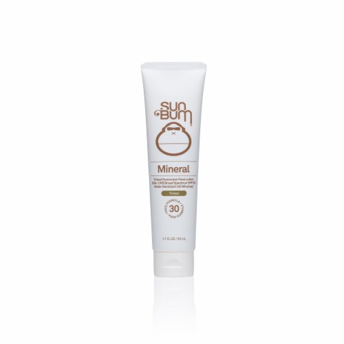 Sun Bum Mineral Tinted Sunscreen Face Lotion SPF 30 Perspective: front