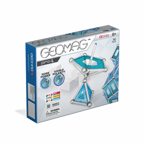 Geomag™ Pro-L Magnetic Construction Set Perspective: front