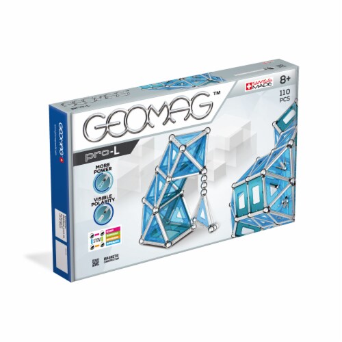 Geomag™ Pro-L Magnetic Construction Set Perspective: front
