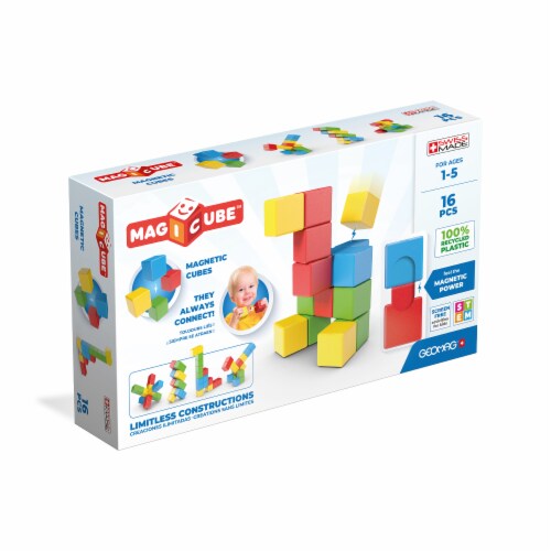 Geomag™ Magicube™ Magnetic Cube Set Perspective: front