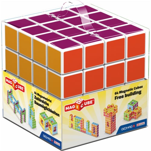 Geomag™ Magicube™ Magnetic Cube Set Perspective: front