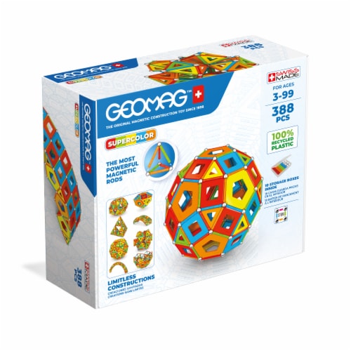 Geomag™ Supercolor Magnetic Construction Toy Perspective: front