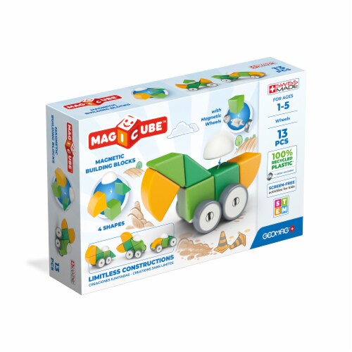Geomag™ Magicube™ Magnetic Building Blocks Perspective: front